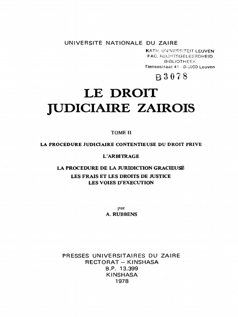 Procédure judiciaire en droit privé | PDF | Loi | Compétence