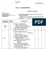 Plan Calend. Cls. VII-a, Sem.i, II