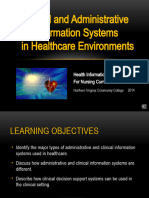 Clinical & Administrative Information Systems Lecture [Nursing] [NOVA]