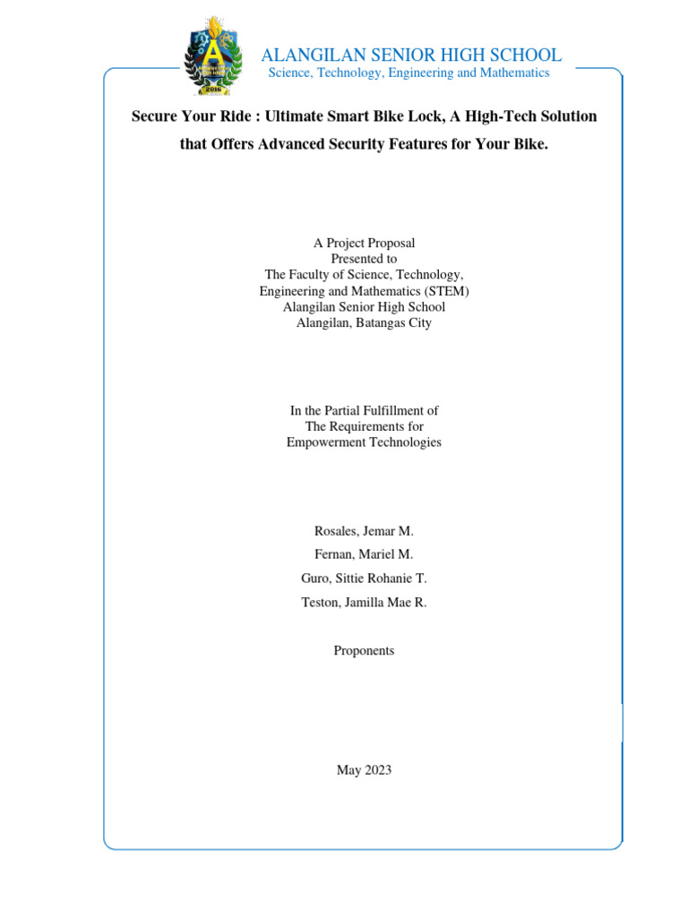 Secure Your Ride Ultimate Smart Bike Lock A HighTech Solution That