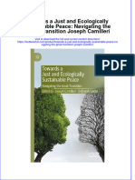 Download full chapter Towards A Just And Ecologically Sustainable Peace Navigating The Great Transition Joseph Camilleri pdf docx