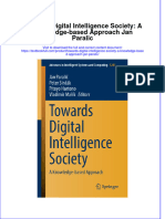 Full Chapter Towards Digital Intelligence Society A Knowledge Based Approach Jan Paralic PDF