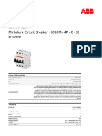 Miniature Circuit Breaker - S200M - 4P - C - 16 Ampere: Product-Details