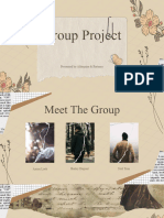Beige White Aesthetic Vintage Scrapbook Group Project Presentation