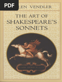 Shakespeare, William - Shakespeare, William - Vendler, Helen - The Art of Shakespeare's Sonnets-Belknap Press of Harvard University Press (1999)