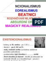 13 Exist., Neoreal. Beat., Ml. Muži, Abs. DR., Mag. Real.