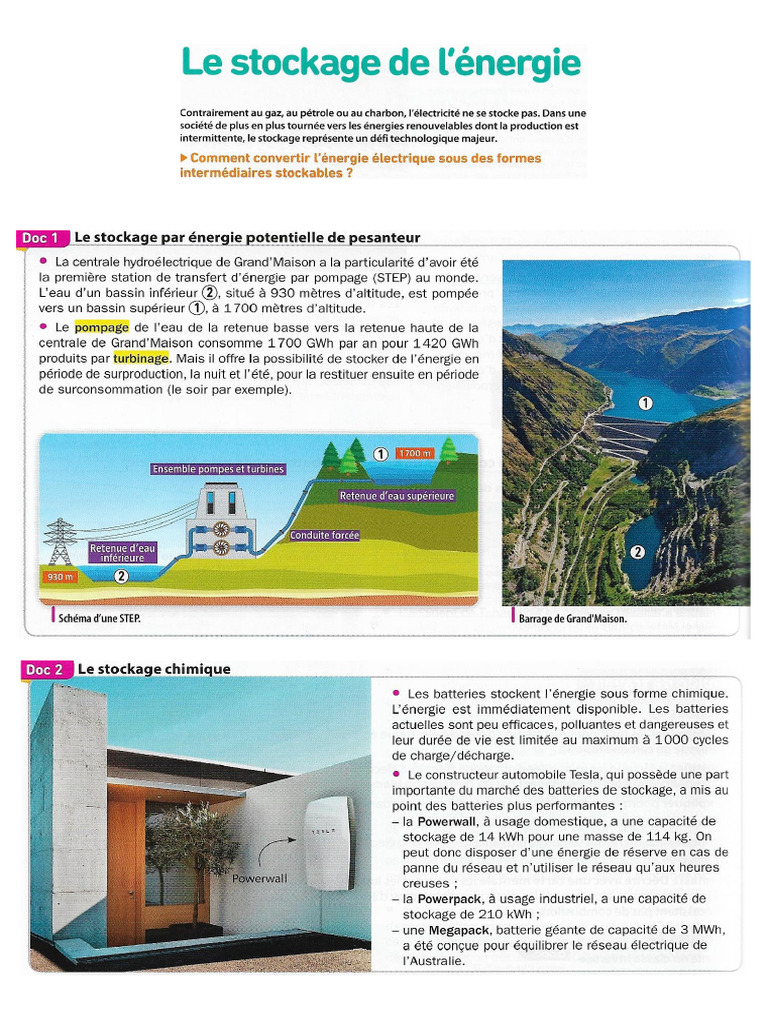 Stockage de L Énergie | PDF