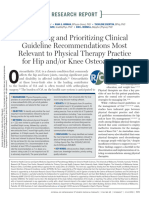 Teo Et Al 2019 Identifying and Prioritizing Clinical Guideline Recommendations Most Relevant To Physical Therapy