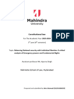 Isha Udumudi Constitutional Research Project SL22ULBA015