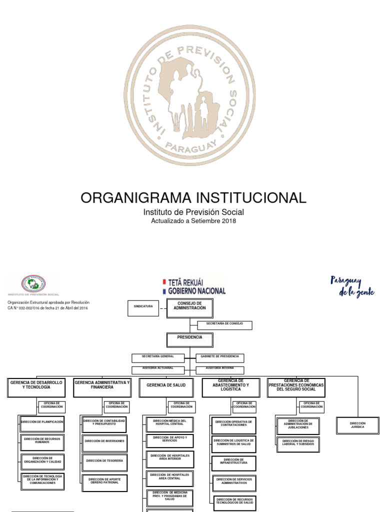 Organigrama Institucional IPS | PDF | Hospital | Logística