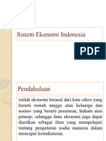 Sistem Ekonomi Indonesia - 1