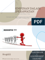 Kepemimpinan Dalam Keperawatan