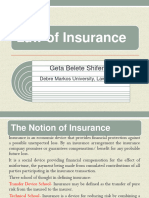Insurance Law Swift Lecture Note by Geta Belete