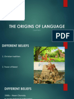 Origins of Language