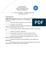 Assessment in Learning 1 Questionnaire