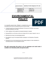 Environmental Policy: Epothane Civelec Engineers Pvt. Ltd. Quality Management System