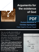 Apologetics: Kreeft Chapter 3 - Existence of God