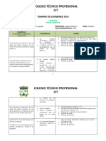 Noveno, Comunicación y Lenguaje, Temario Del Examen Sumativo, I Trimestre