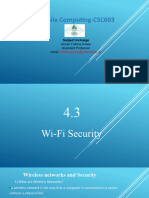 4.3 Wi-Fi Security