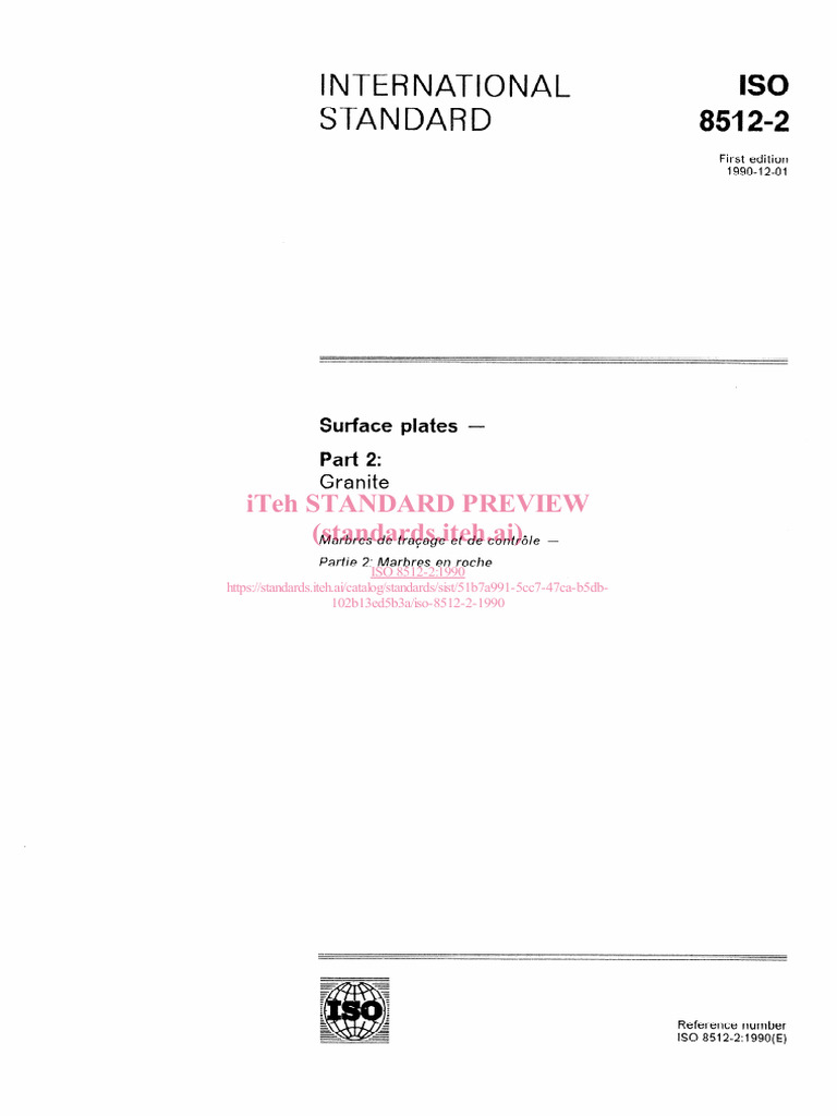 Iso 8512 2 1990 | PDF | Engineering Tolerance | International ...