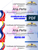 Certificados Ana Peña