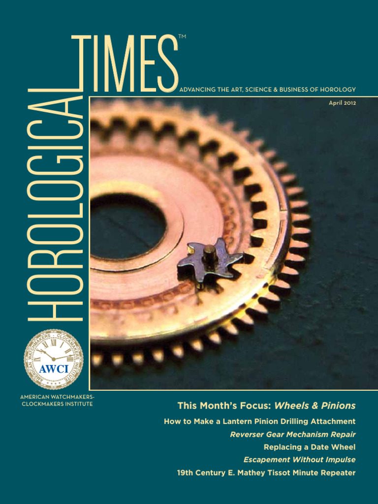 Advancing Horology: Wheels & Pinions | PDF | Drill | Metalworking