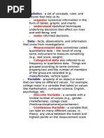 Statistics: Organize Understand