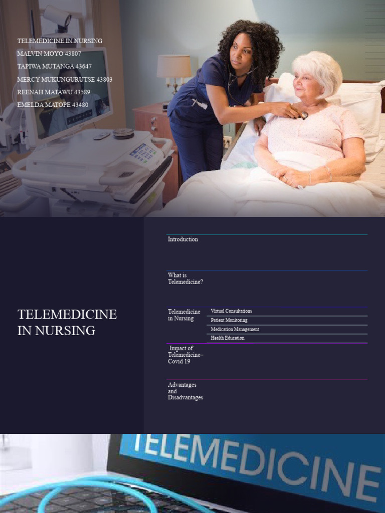 Telemedicine in Nursing | PDF | Health Care | Health Professional
