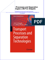 Full Chapter Transport Processes and Separation Technologies J M P Q Delgado PDF
