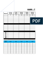 Template Jadual Anjal Ujian 1