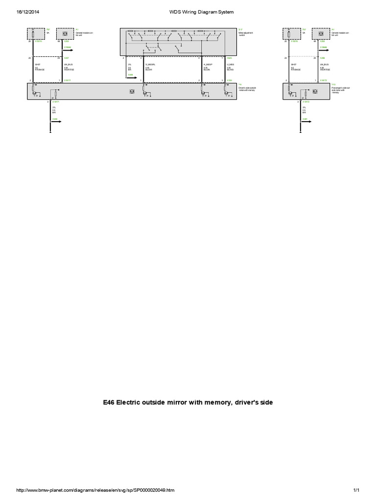 WDS BMW Wiring Diagram System - 3 E46 | PDF | Bmw