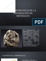 1.1 Importancia de La Preparación de Minerales