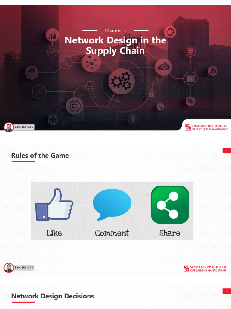 Scm 05 Network Design Pdf Logistics Labour Economics