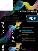 Psycholinguistics Cog Psy Group 11