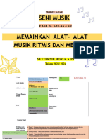 Seni Musik Memainkan Alat-Alat Musik Ritmis Dan Melodis: Fase B - Kelas 4 SD