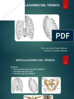 Tema # 3 Articulaciones Del Tronco