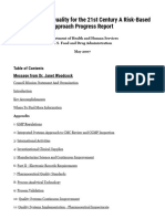 Pharmaceutical Quality for the 21st Century A Risk-Based Approach Progress Report _ FDA