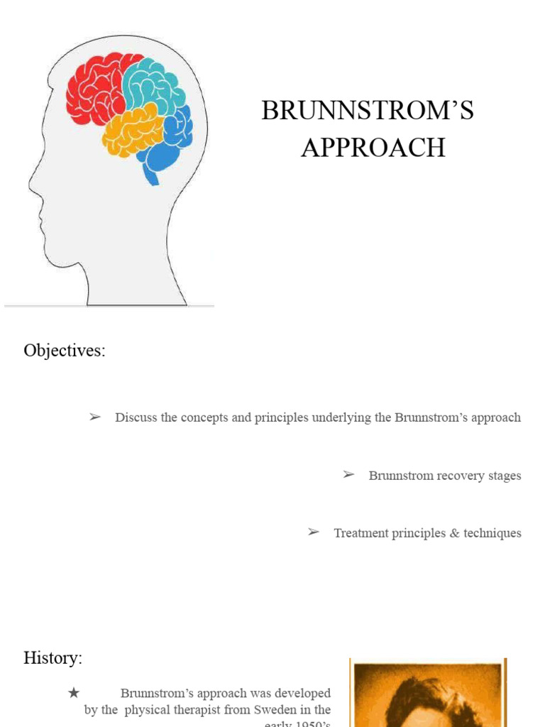 Brunnstrom's Stroke Recovery Approach | PDF | Anatomical Terms Of ...