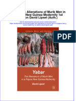 Textbook Yabar The Alienations of Murik Men in A Papua New Guinea Modernity 1St Edition David Lipset Auth Ebook All Chapter PDF