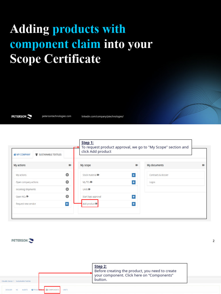 Scope Certificate Product Guide | PDF