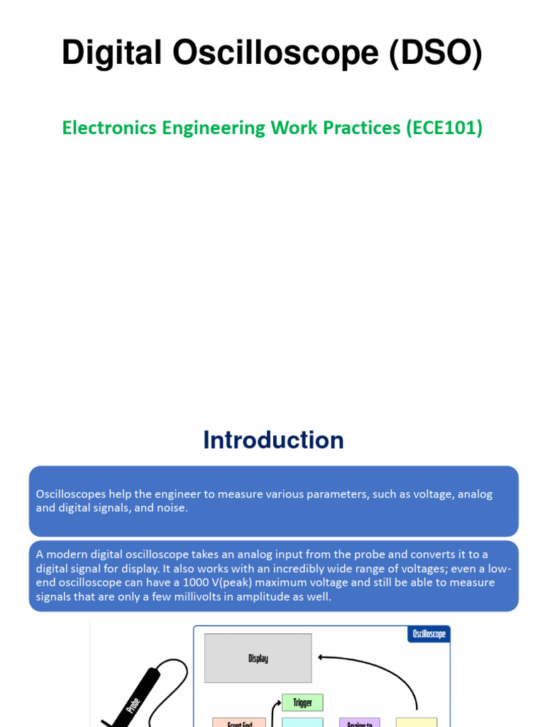 Using Digital Oscilloscope (DSO) Guide | PDF | Menu (Computing ...