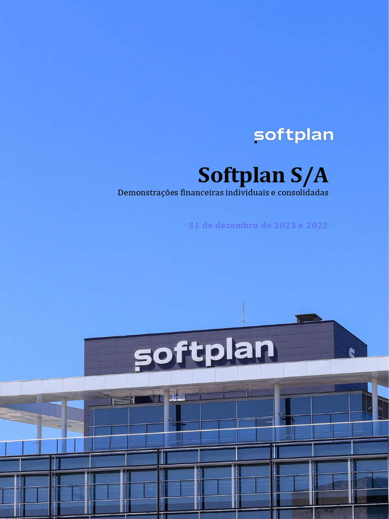 Grupo Softplan SA 2023 | PDF | Contabilidade | Fluxo de caixa