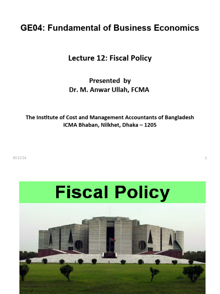 Understanding Fiscal Policy Basics | PDF | Fiscal Policy | Deficit Spending