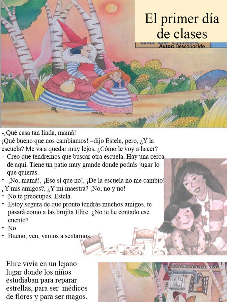 El Primer Día de Clases | PDF | Poesía
