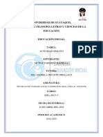 Técnicas de Comunicación y Expresión Oral para El Docente