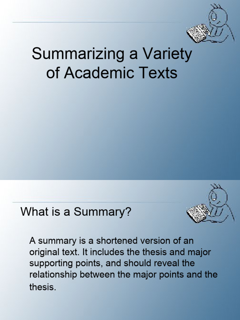 How to Summarize Academic Texts | PDF | Aurora