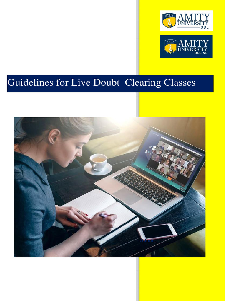 Live Doubt Clearing Class Guidelines | PDF | Login | Computer Mediated ...