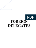 Foreign Delegates