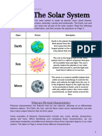 Information Comprehension Science Worksheet in Colorful Bold Style