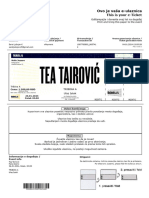 Ovo Je Vaša E-Ulaznica: This Is Your E-Ticket